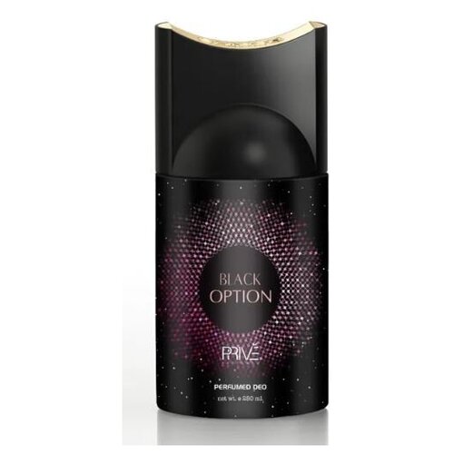 Женский парфюмированный дезодорант Prive BLACK OPTION 250 мл