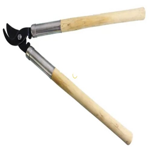 Секатор кустарниковый 500 мм длинные деревянные ручки для обрезки веток