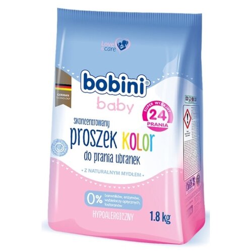 Гипоаллергенный детский порошок BOBINI BABY COLOR, 1.8 кг