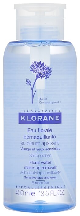 Klorane вода очищающая с экстрактом василька