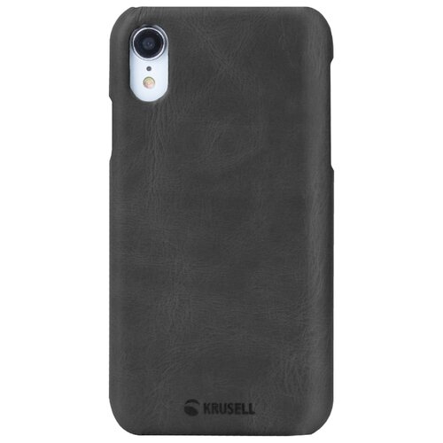фото Чехол Krusell Sunne Cover для Apple iPhone Xr, кожаный черный