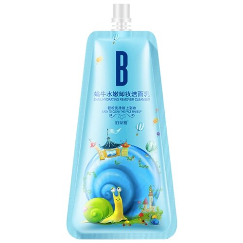 фото BioAqua очищающая пенка для лица с муцином улитки, 100 г
