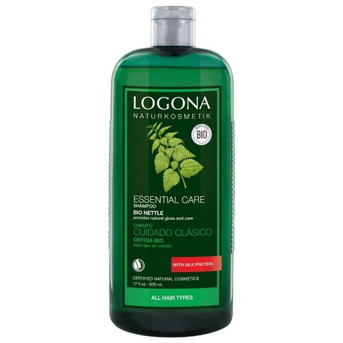 фото Logona шампунь Nettle Essential Care с экстрактом Крапивы 500 мл