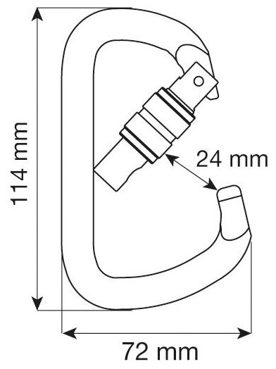 Карабин D PRO LOCK