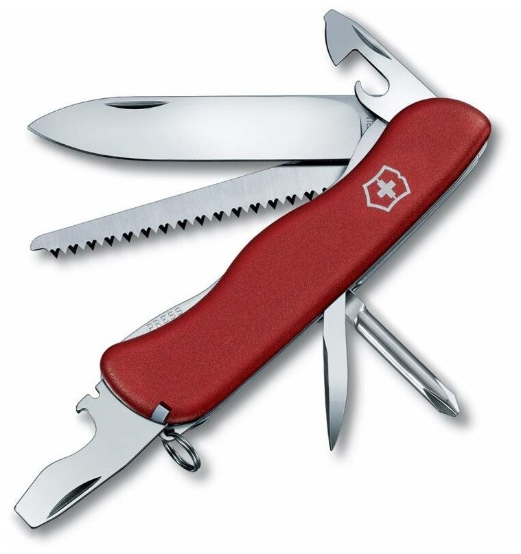 Нож перочинный Victorinox Trailmaster 0.8463 111мм 12функц. красный карт. коробка