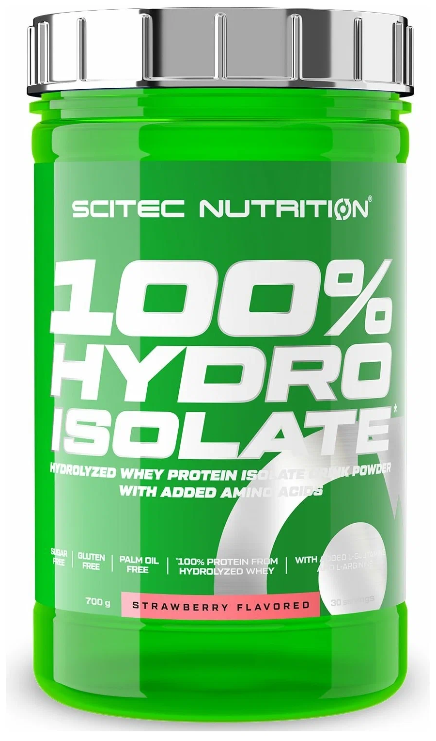 клубника Scitec Nutrition 100% Whey Hydro Isolate 700гр (Scitec Nutrition)