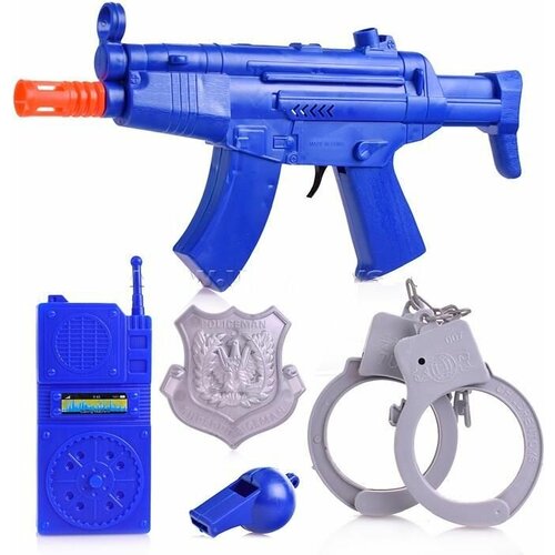 Игрушка набор оружия Полиция 5 предметов в сетке (7184)