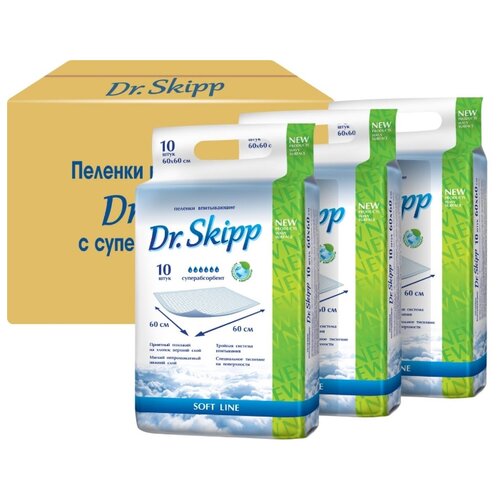 фото Одноразовые пеленки Dr. Skipp