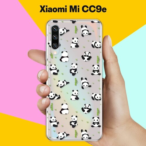 Силиконовый чехол Панды на Xiaomi Mi CC9e силиконовый чехол молодило на xiaomi mi cc9e