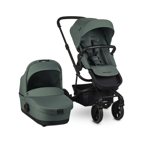 Универсальная коляска Easywalker Harvey3 (2 в 1), forest green, цвет шасси: Black-Matt дождевики на коляску easywalker для коляски harvey 3 rain cover seat