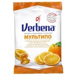 Карамель Verbena Мультипо с апельсиновой начинкой 60 г - изображение