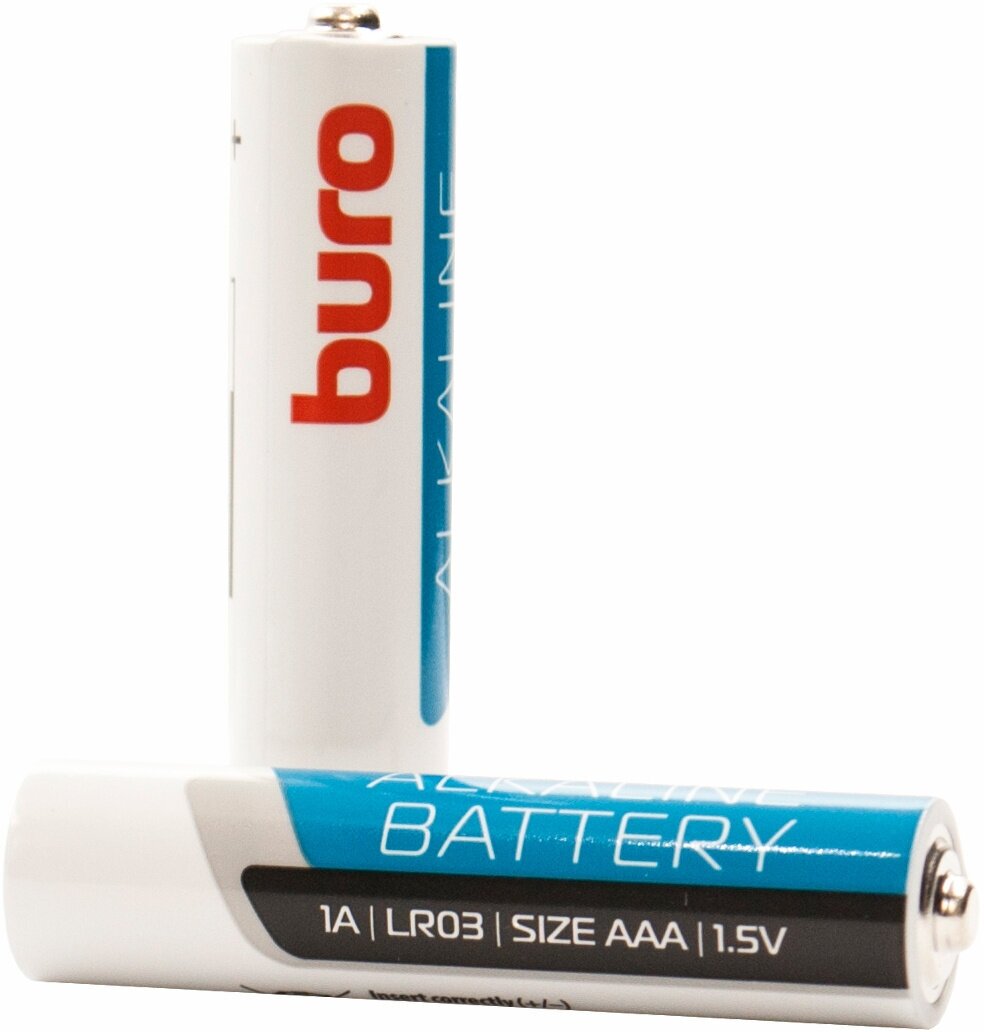 Батарейка AAA Buro Alkaline LR03, в комплекте 40шт. - фото №3