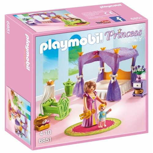 фото Набор с элементами конструктора Playmobil Princess 6851 Покои принцессы с колыбелью