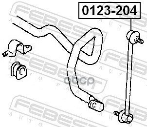 Тяга Стабилизатора Передняя (Toyota Rav4 Aca2# 2000-2005) Febest Febest арт. 0123-204