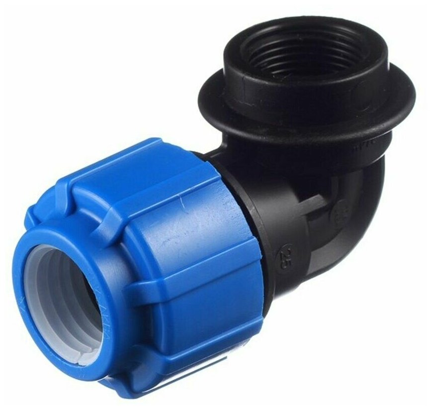 фото Отвод ПЭ 25 мм*3/4"в