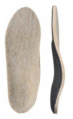 Стельки ортопедические с покрытием из натуральной шерсти Зима Talus 51Т детские, Размер 18, Бежевый