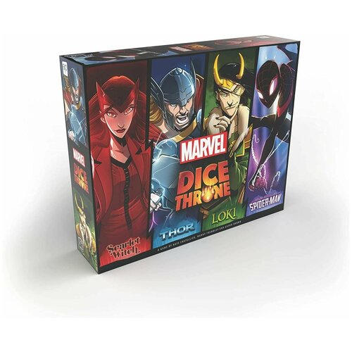 Настольная игра Dice Throne (Трон кубов). Сезон Marvel. 4-Hero Box - на английском языке