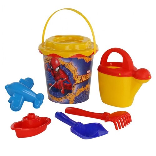 фото Набор для песочницы marvel "человек- паук" №12 полесье