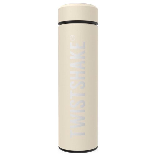 фото Классический термос twistshake hot or cold bottle (0.42 л) пастельный бежевый