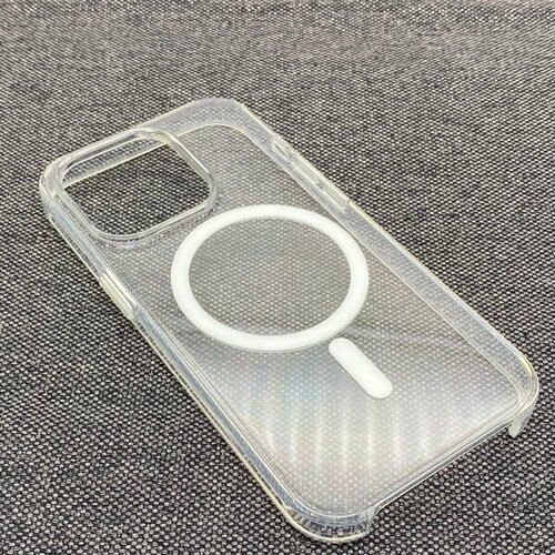 Прозрачная накладка Clear Case с Magsafe для iPhone 14ProMax