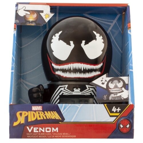 2021715 Будильник BulbBotz Marvel, минифигура Venom (Веном) 14 см