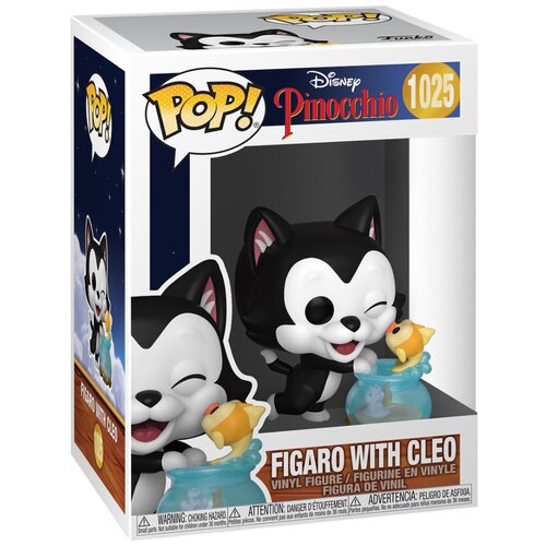 фигурка funko pop movies netflix pinocchio pinocchio and cricket 10 см Фигурка Funko POP! Vinyl: Disney: Pinocchio: Figaro Kissing Cleo 51540