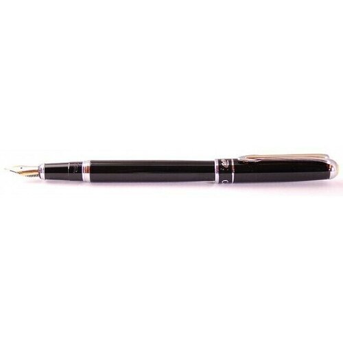 Перьевая ручка CROCODILE 367 Black Silver