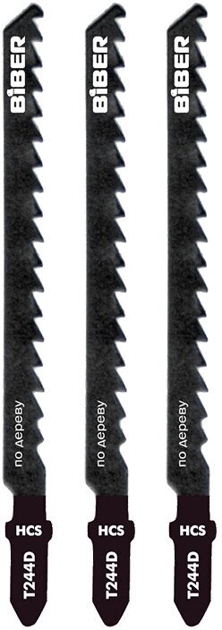 Бибер 85282 Полотна д/эл. лобз. п/дер. фигурн. быстр. рез (уп.3шт) 74/4мм T244D (25/200)