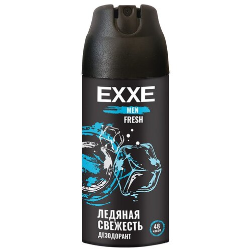 EXXE MEN Дезодорант мужской аэрозоль FRESH, 150 мл уход за волосами exxe шампунь men fresh ледяная свежесть для всех типов волос