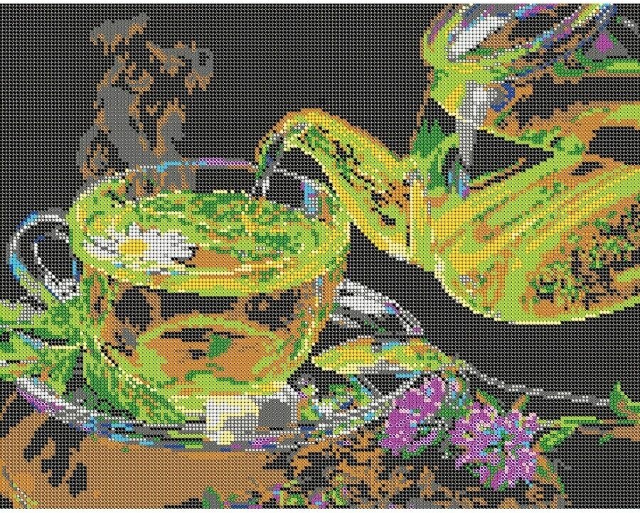 Алмазная мозаика Ромашковый чай 437х55см