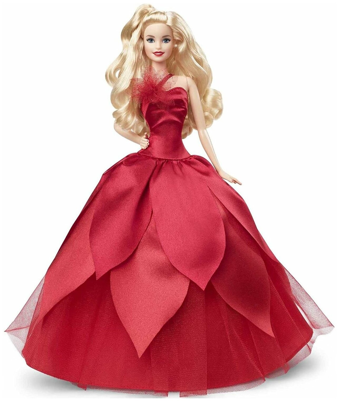 Кукла Barbie 2022 Holiday Doll (Барби Праздничная 2022 Блондинка)