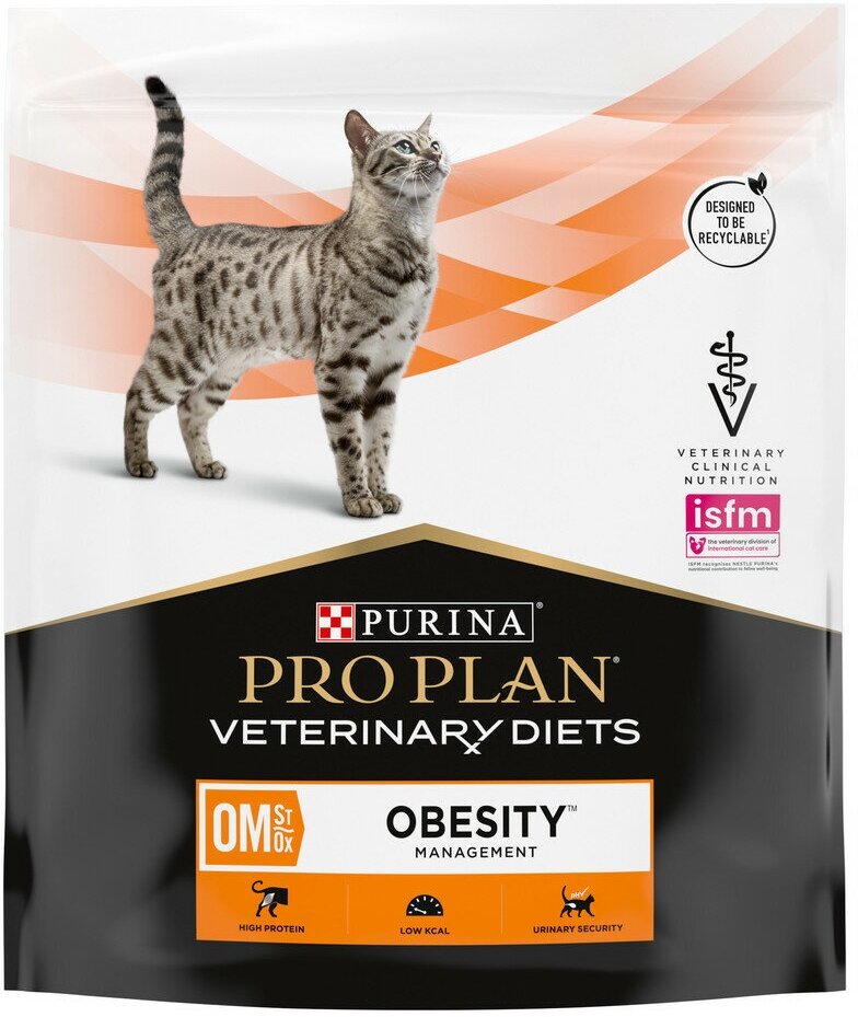 PRO PLAN VET DIETS 350гр Корм для кошек при Ожирении (ОМ)