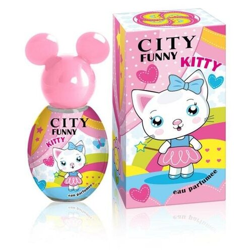 когтерезка kitty city 51914 красный Душистая детская вода City Funny Kitty, 30 мл