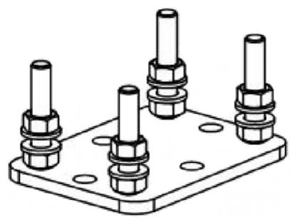 Подставка SGN.01.200 для откатных (сдвижных) ворот - фотография № 4