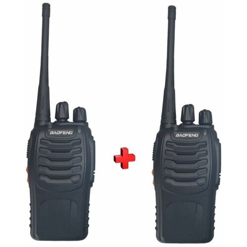 Рация портативная радиостанция Baofeng BF-888S комплект 2 шт 2366₽