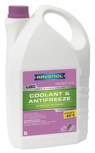    .  RAVENOL LGC Lobrid Glycerin Coolant Premix -40 C13 ( 5 ), 1410129-005-01-999