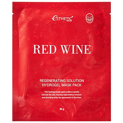 фото Esthetic House гидрогелевая маска Red Wine c экстрактом красного вина, 30 г