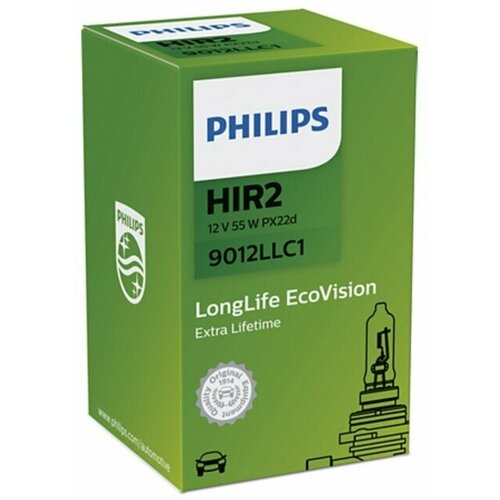 9012LLC1_лампа! HIR2 12V 55W PX22d\ PHILIPS 9012LLC1