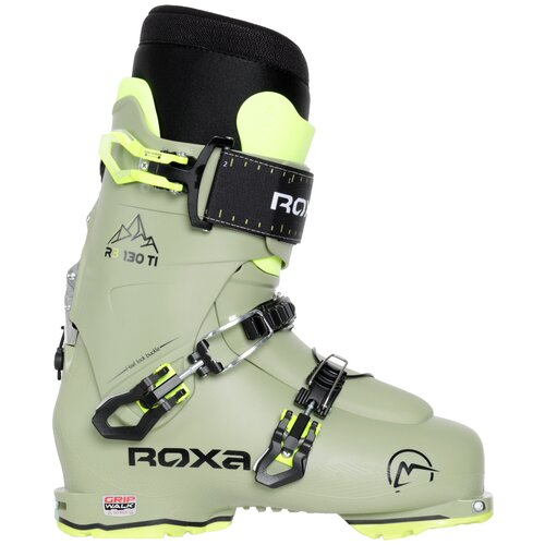 Горнолыжные ботинки ROXA R3 130 TI I.R. Gripwalk Wrap liner, р.45(29.5см), olive/olive/olive-neon