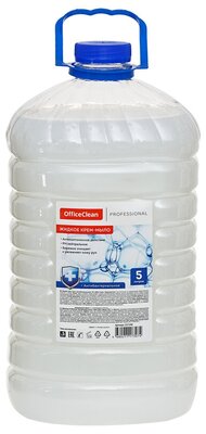 Мыло-крем жидкое OfficeClean Proffesional "Антибактериальное", ПЭТ, 5л