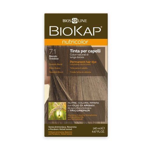 фото BioKap Nutricolor крем-краска для волос, 7.1 шведский блондин