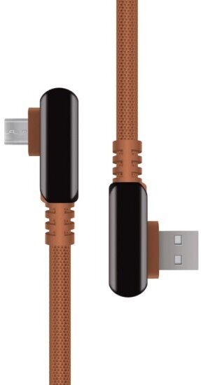 Кабель Rombica Digital Electron M Brown, USB - micro USB, нейлоновая оплетка, 1.2м, коричневый