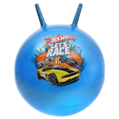 фото Мяч "играем вместе" "hot wheels" 45см с рожками, синий