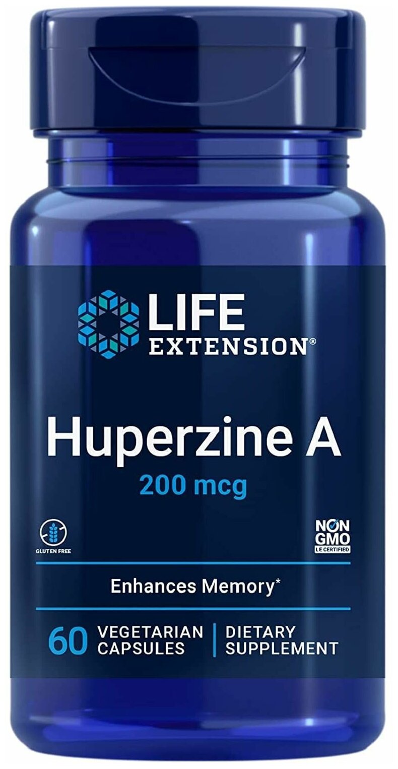 Life Extension Huperzine A 200 мкг 60 капсул