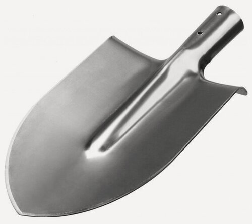 Изображение товара Лопата штыковая Зубр "Мастер-НС" из нержавеющей стали без черенка 39440