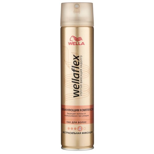 фото Wella Лак для волос Wellaflex Увлажнение экстрасильной фиксации, экстрасильная фиксация, 250 мл