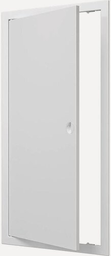 Изображение товара Л3060Р Люк-дверца ревизионная 318х618 с фланцем 296х596 с ручкой АБС