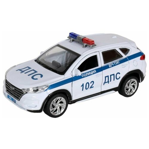 Машинка обычная, HYUNDAI TUCSON полиция, 12 см, инерция, 1 шт.