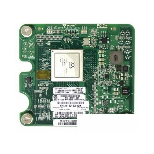 HP BLc Qlogic QMH2562 8GB Dual Port FC adapter for Blade Servers (451871-B21, 455869-001) контролер hba qlogic qle2562 8gb fibre channel fc