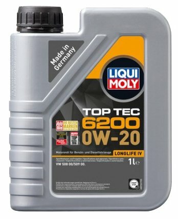 20787 LIQUI MOLY Top Tec 6200 0W-20 - 1 л. - масло моторное